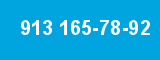 913 165-78-92